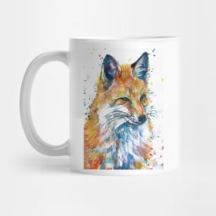 FOX watercolor painting Mug